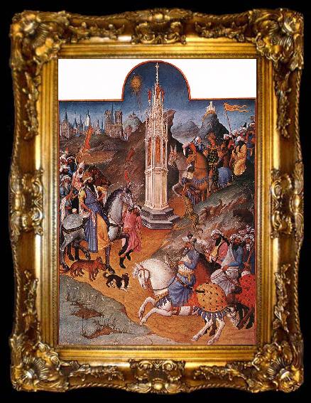 framed  LIMBOURG brothers The Fall and the Expulsion from Paradise sg, ta009-2